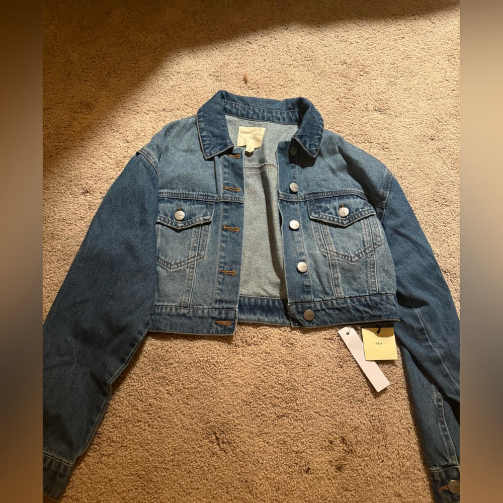 Cropped Jean jacket